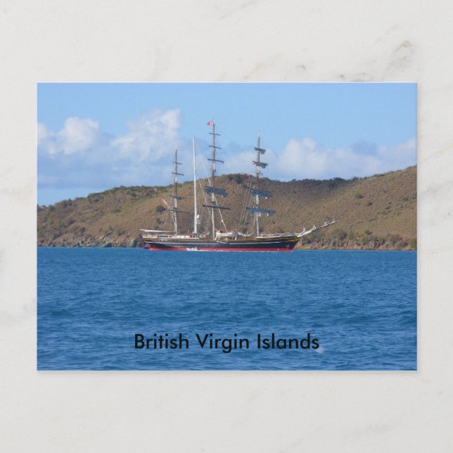 British Virgin Islands Postcard (Front)