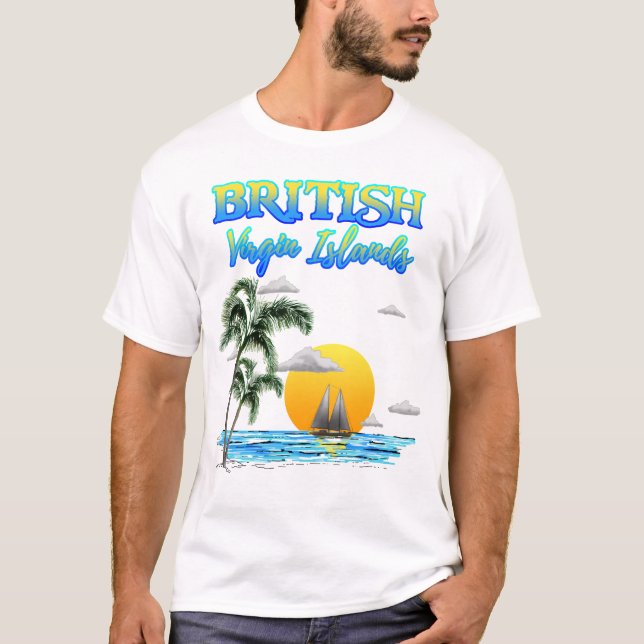 British Virgin Islands Sailing T-Shirt (Front)