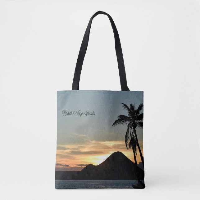 British Virgin Islands, Sunset Tote Bag (Front)