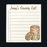 British Welsh Cakes Welshcakes Homemade Baked By Notepad<br><div class="desc">List-style grocery shopping note pad design features an original marker illustration of a stack of traditional Welshcakes, with raisins and a dusting of caster sugar. This Welsh cakes design is also available on other products. Lots of additional British food-themed items are also available from this shop. Don't see what you're...</div>