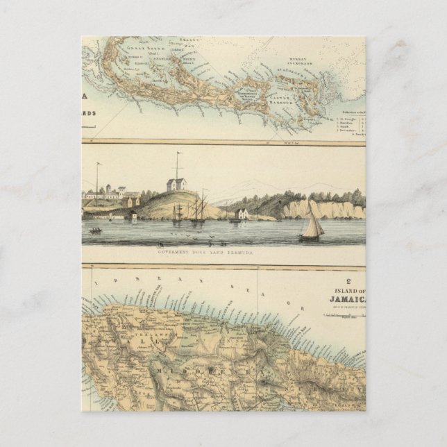 British West Indian Possessions Postcard (Front)