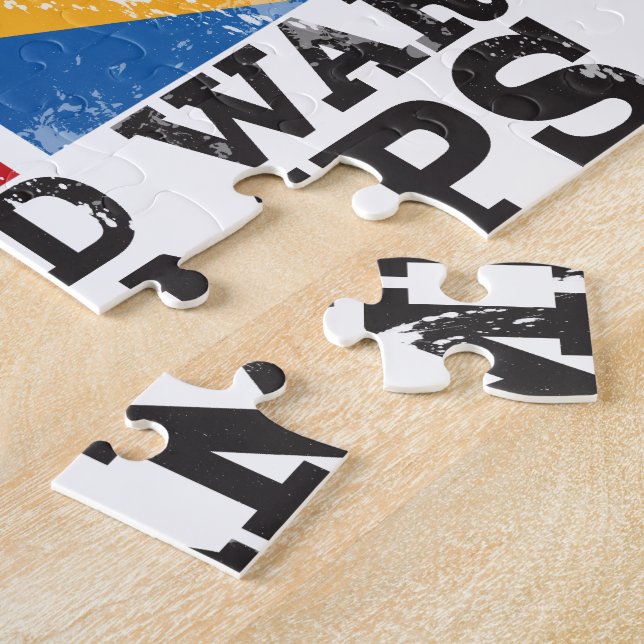 British World War Victory Jigsaw Puzzle (Side)