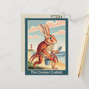 British WPA Themed Surreal Travel Postcard