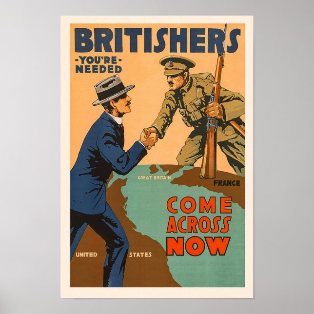 Britishers Wanted Poster (Front)