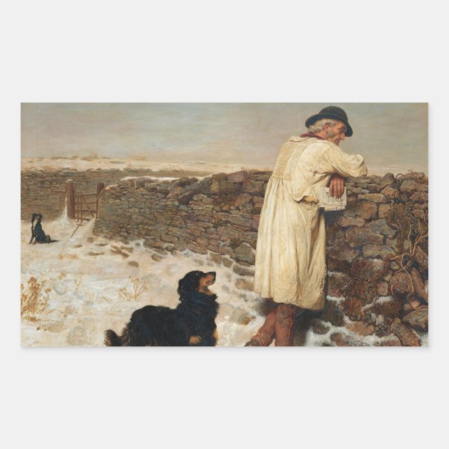 Briton Riviere - War Time Rectangular Sticker (Front)