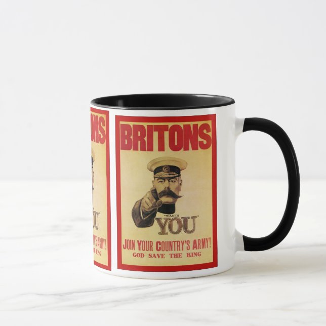 Britons: Join Your Country's Army! Mug (Right)