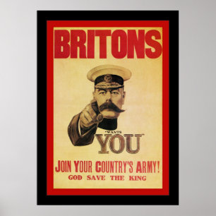 Britons ~ Join Your Country's Army! Poster