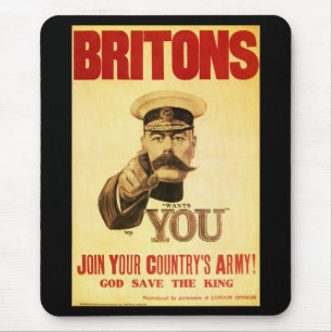Britons Wants You, Lord kitchener Mouse Mat