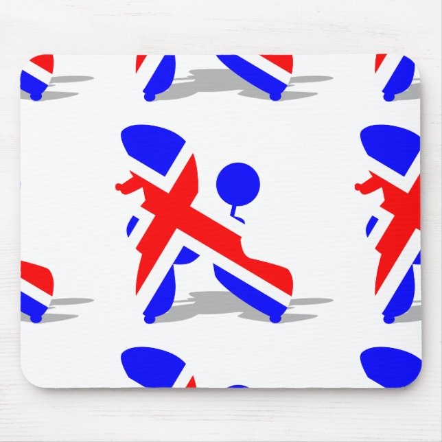 Britt poodle mouse mat (Front)