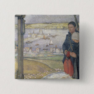Brittany 15 Cm Square Badge