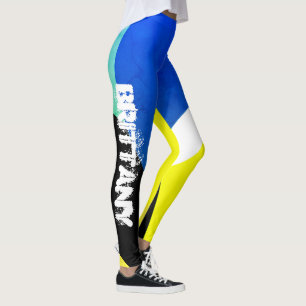 Brittany Add Your Name Abstract Art Leggings