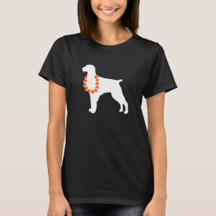 Brittany Aloha Hawaiian Lei Dog T-Shirt
