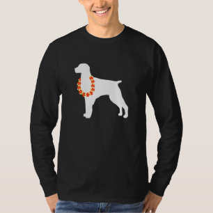 Brittany Aloha Hawaiian Lei Dog T-Shirt