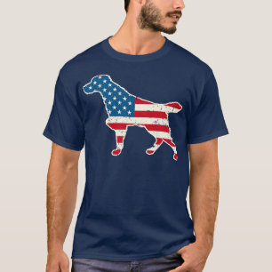 Brittany American Flag 4th of July for Men Women B T-Shirt