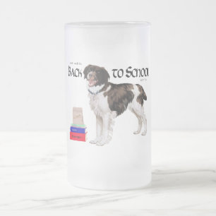 Brittany Back to School Frosted Glass Beer Mug