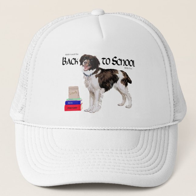 Brittany Back to School Trucker Hat (Front)