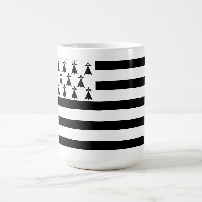 brittany Bretagne france region flag Coffee Mug (Center)