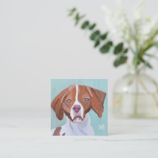 Brittany Dog Card (Standing Front)