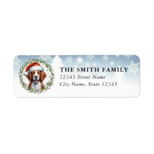 Brittany Dog Return Address Labels
