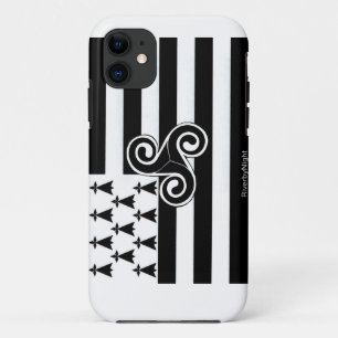 Brittany Flag (Breton) iPhone 11 Case