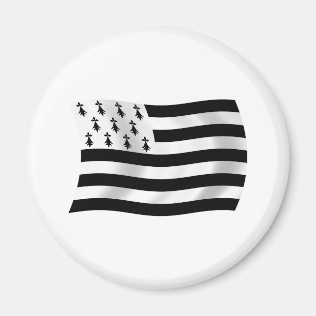 Brittany Flag Magnet (Front)