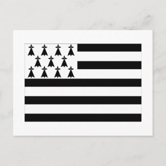 Brittany Flag Postcard