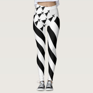 Brittany (Gwenn-ha-du) flag Leggings