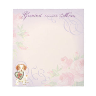 Brittany Heart Mum Notepad