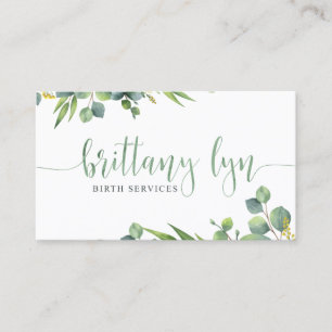 Brittany Lyn Birth Services Business Card