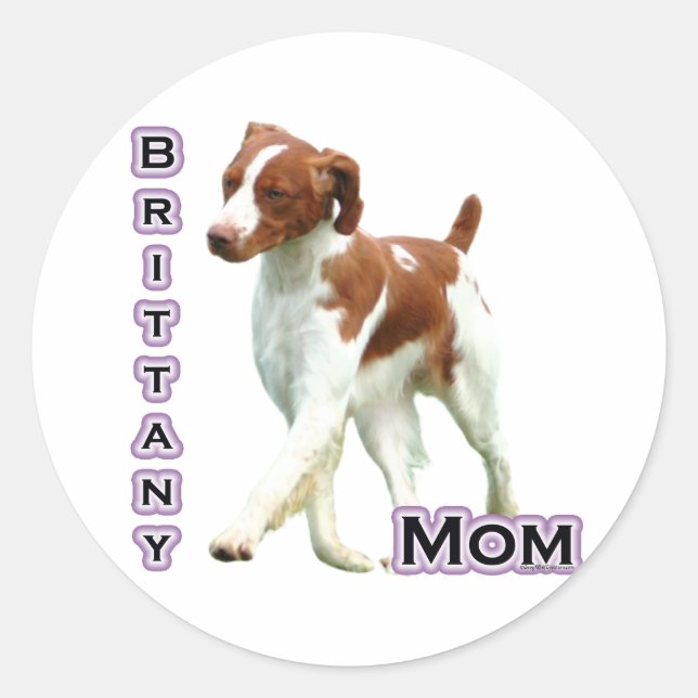 Brittany Mum 4 - Sticker (Front)