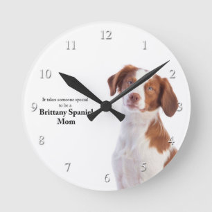Brittany Mum Acrylic Wall Clock