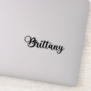 Brittany Name - Handwritten Calligraphy