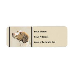 Brittany Painting - Cute Original Dog Art