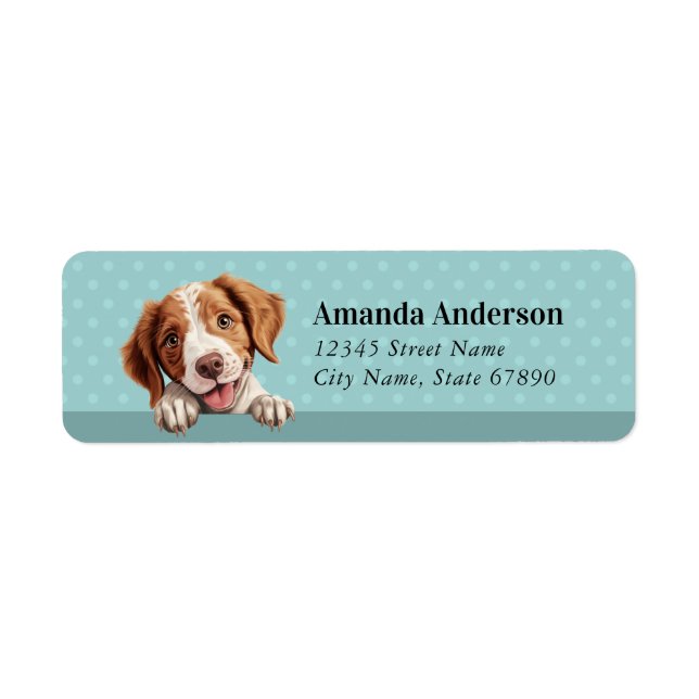 Brittany Return Address Labels (Front)