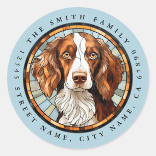 Brittany Round Stickers
