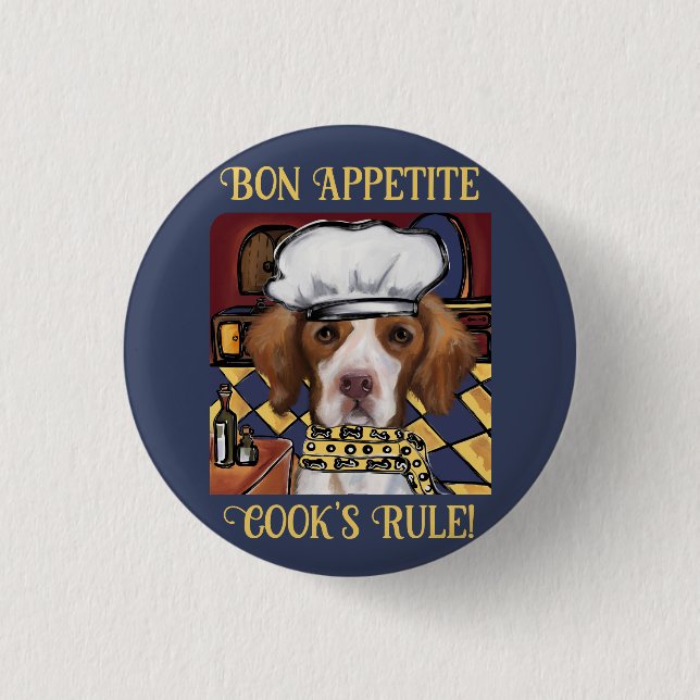 Brittany   Spaniel                3 Cm Round Badge (Front)