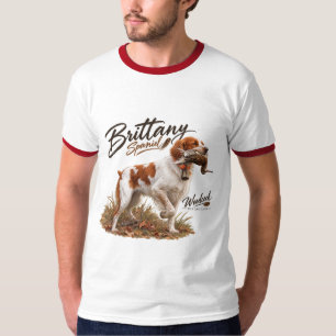 Brittany Spaniel and woodcock T-Shirt