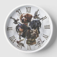 Brittany Spaniel Art , Pheasant hunting