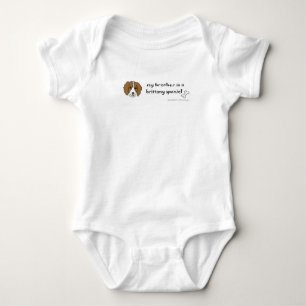 brittany spaniel baby bodysuit