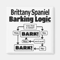 Brittany Spaniel Barking Logic