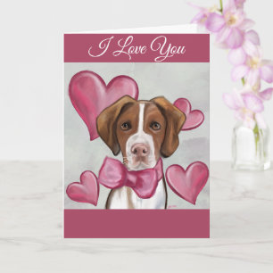 Brittany Spaniel Card