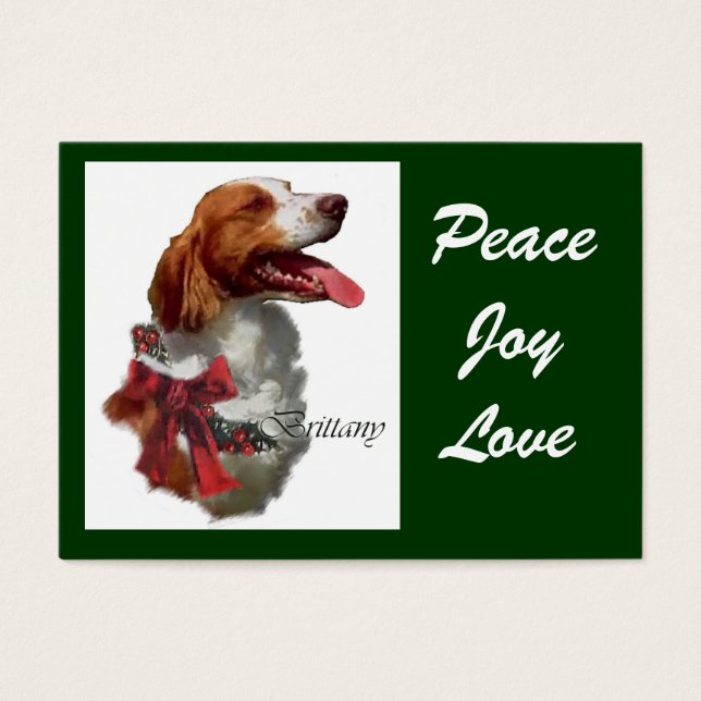 Brittany Spaniel Christmas Gifts (Front)