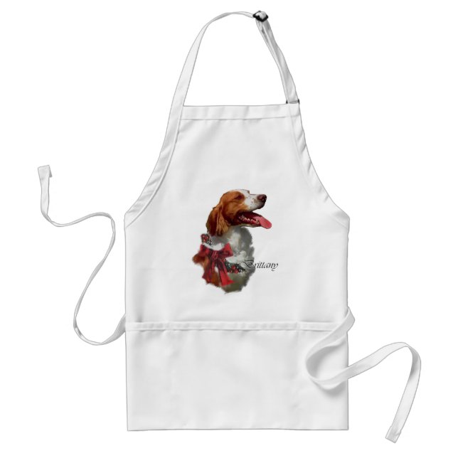 Brittany Spaniel Christmas Gifts Standard Apron (Front)