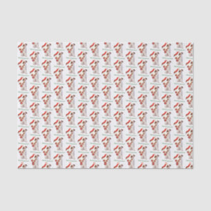 Brittany Spaniel Christmas Tissue Paper
