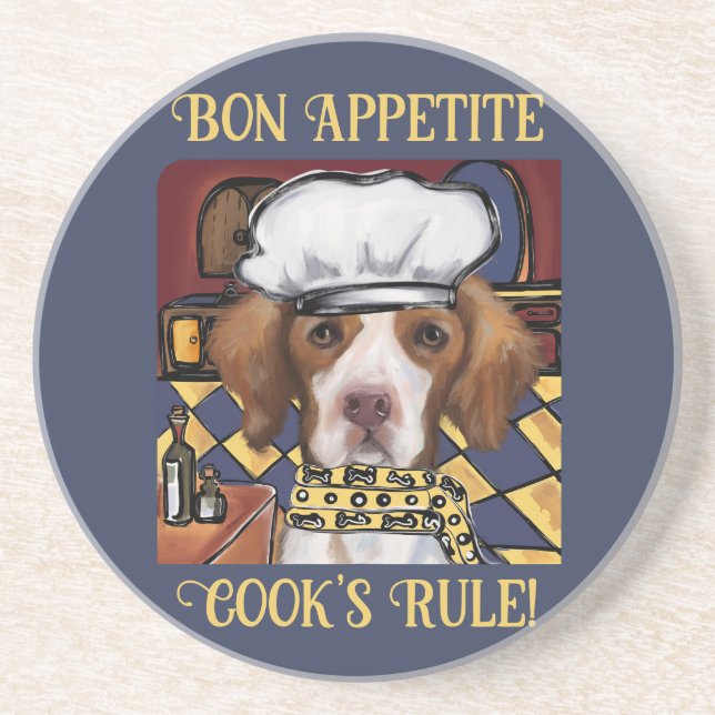 Brittany   Spaniel                Coaster (Front)