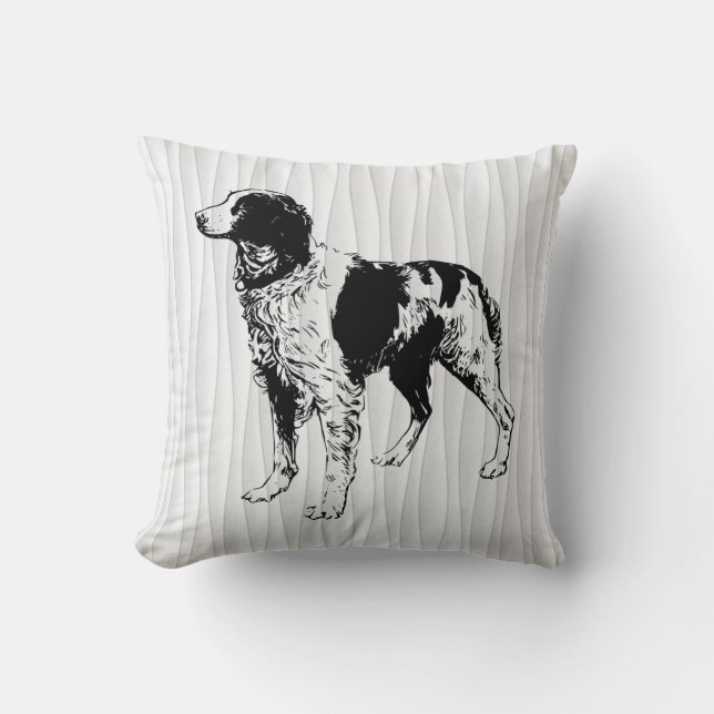 brittany spaniel cushion (Front)