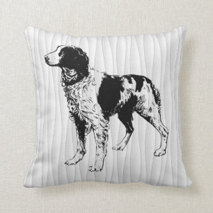 brittany spaniel cushion