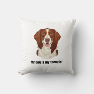 Brittany Spaniel Cushion