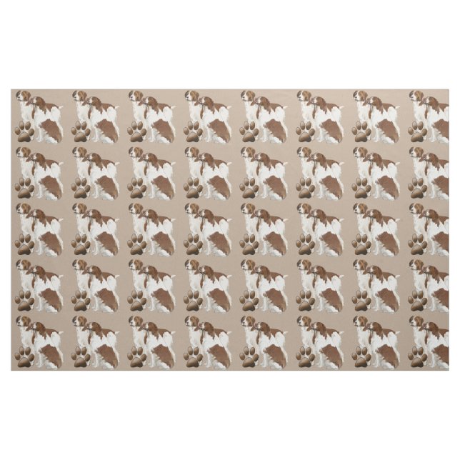 Brittany Spaniel  dog breed fabric (Yard)