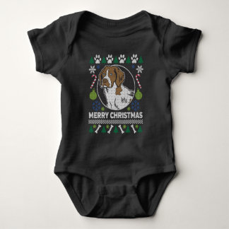 Brittany Spaniel Dog Breed Ugly Christmas Sweater